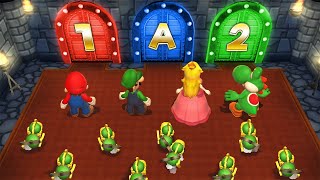 Мульт Mario Party 9 Step it Up Mario Vs Yoshi Vs Luigi Vs Peach Master Difficulty