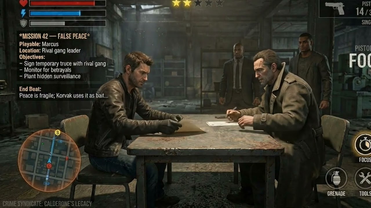 BLOOD TIES CALDERONE MEET Marcus Calderone  MY videogame ideas
