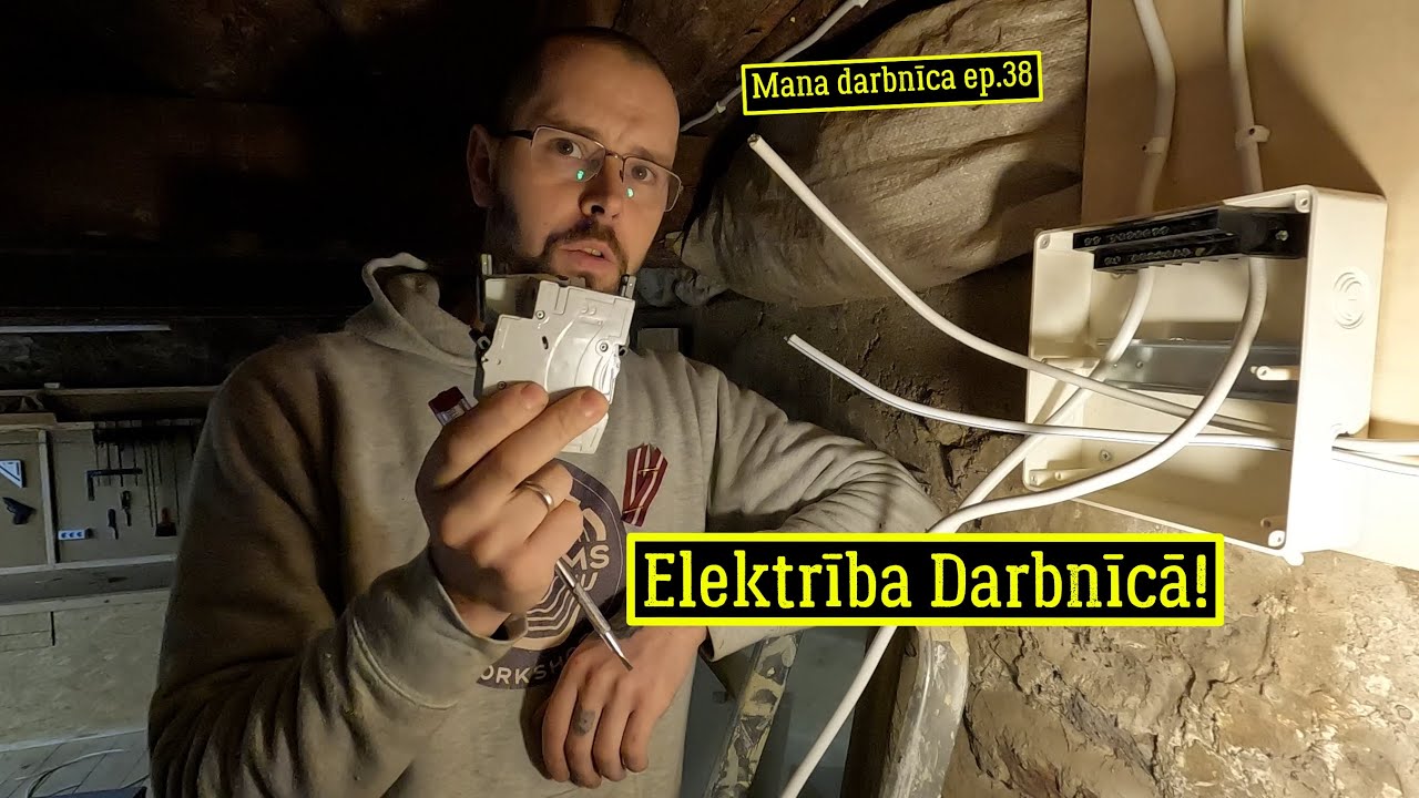 Savilkām elektrību darbnīcā! / Mana darbnīca ep. 38
