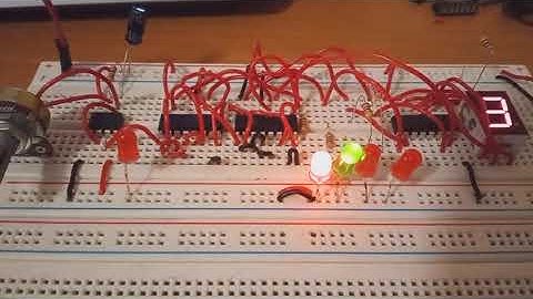 Contador de 0 a 15 con display FLIP FLOP  7476