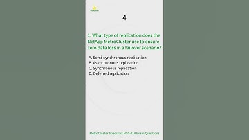 NS0-014 NetApp Implementation Engineer MetroCluster Specialist Exam Questions Q1-2 #netapp #exam