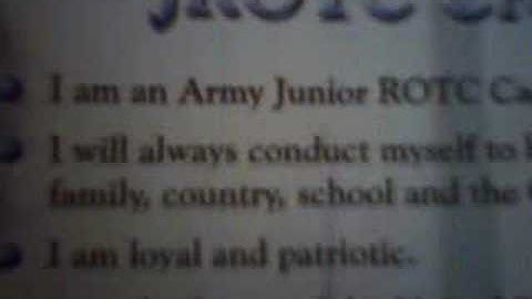 how to learn the cadet creed