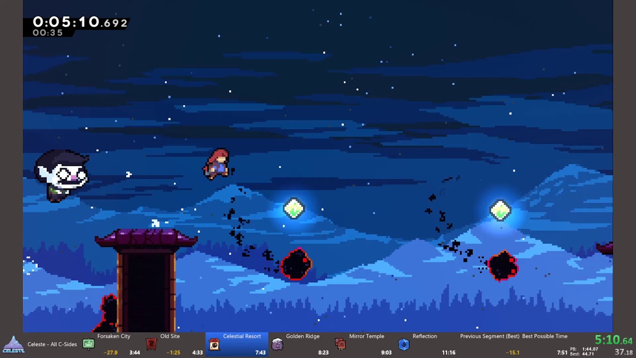Celeste All C Sides in 806.183 YouTube