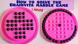 How to solve the Brainvita marble game/How do you solve 32 marble solitaire/marble puzzle game screenshot 3