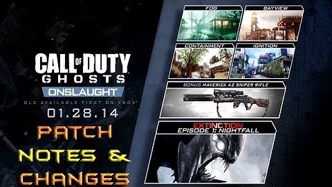 IED Nerf, New Playlists and More | Onslaught Release | Patch Notes & Changes | Call of Duty: Ghosts