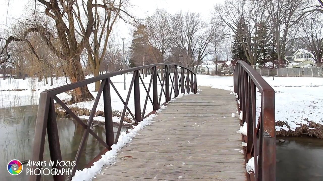 Winter Walk-Through of South Park in Oshkosh Wisconsin