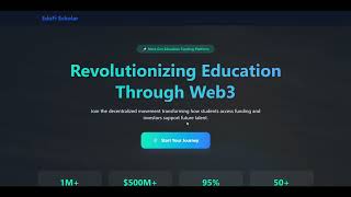 Edufi Scholar Demo Video