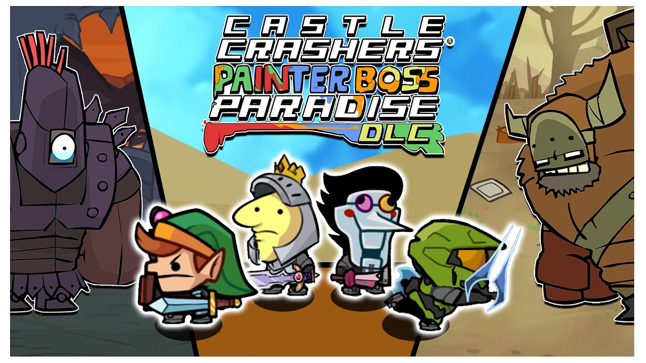 4 Goobers ВПЕРВЫЕ побеждают Castle Crashers!!!