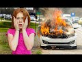 My car caught on fire