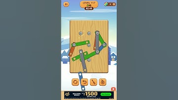 #level117 Wood Nuts and Bolts Screw Game #viral #video #gaming #shorts 🔥
