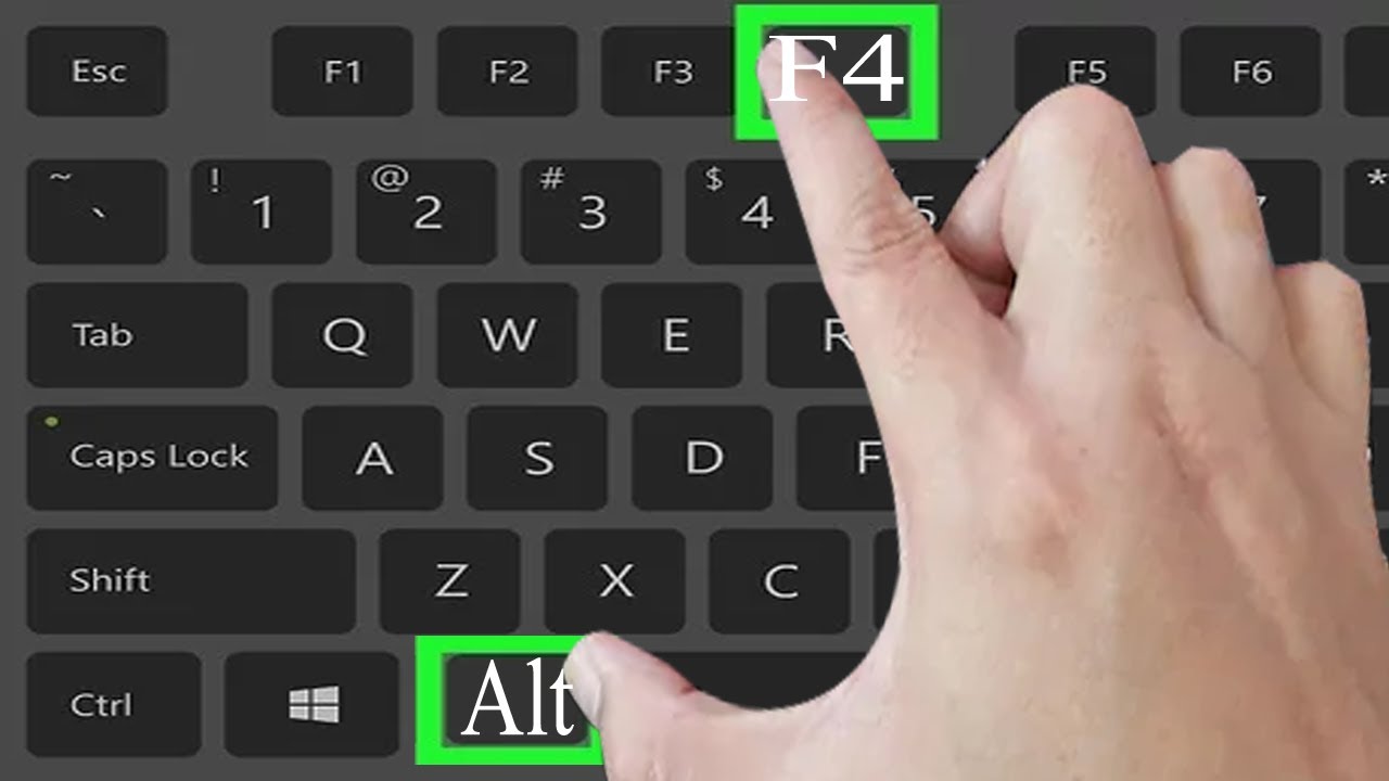 how to alt f4 with ctrl