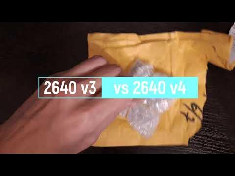 Сравнение Intel Xeon E5-2640v3 vs 2640v4. - YouTube