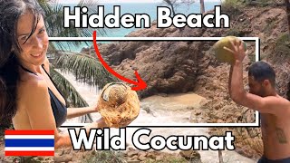Russian Woman Ask Me To Open Coconut In smallest Beach In Thailand
