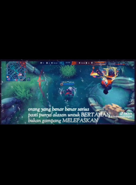 Tiktok ML kata kata Story Wa Keren 30 detik #KatakataML #TiktokViral #MobileLegends