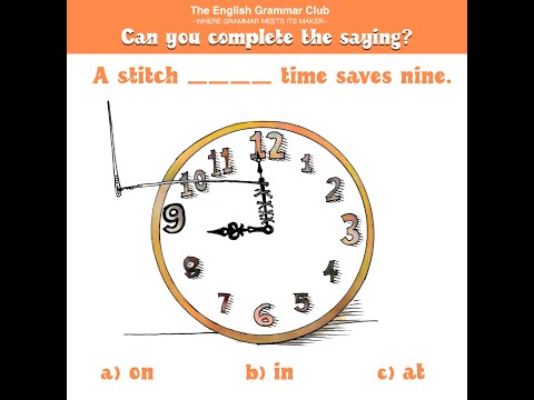 A stitch in time saves nine 意思