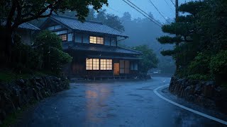 No Ads Rain Sounds for Sleeping 🌧 ASMR Strong Rain On the Tin Roof to Ease Anxiety &amp; Sleep Fast
