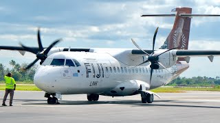 Onboard an Aerospatiale ATR-72-600 with Fiji Airways from Nadi to Suva - FJ7 Trip Report (4K)