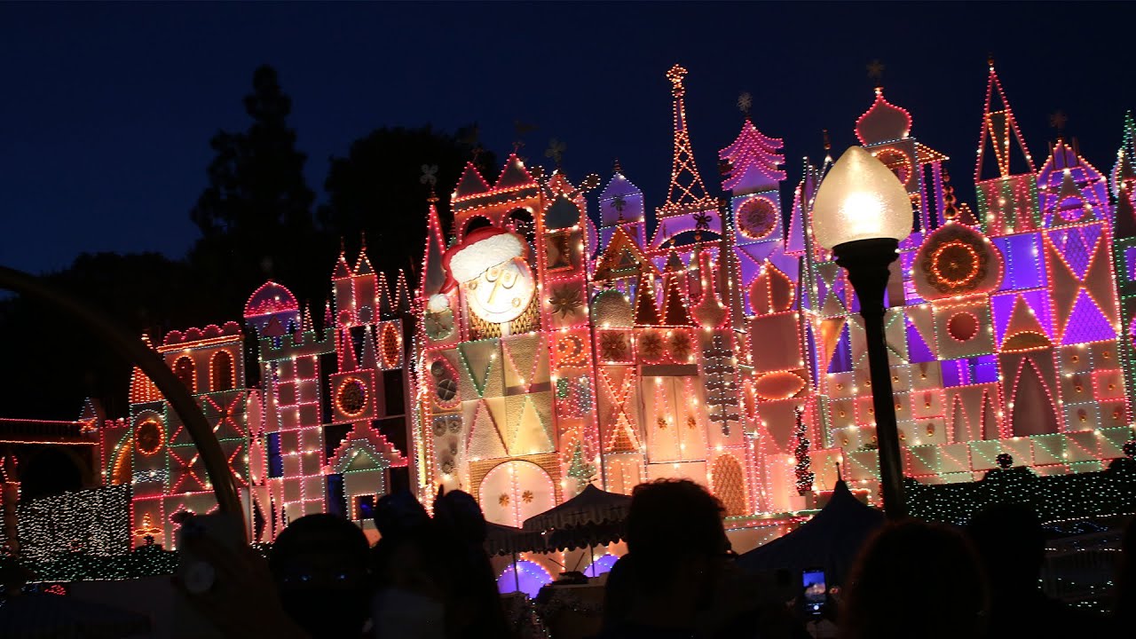 It's A Small World Christmas Lighting | Disneyland Christmas