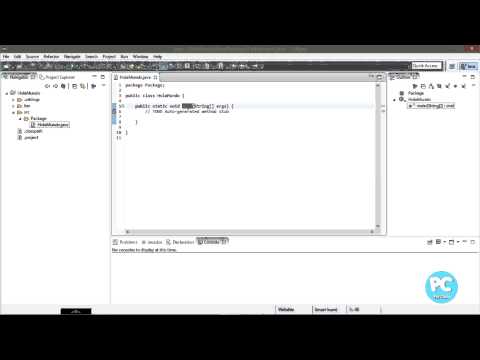 Programacion en Java - Hola mundo en eclipse