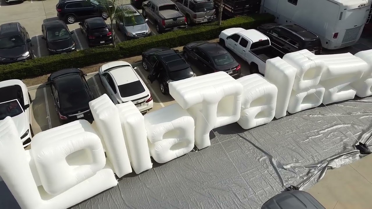 Giant Inflatable Sign: Lollapalooza Letters