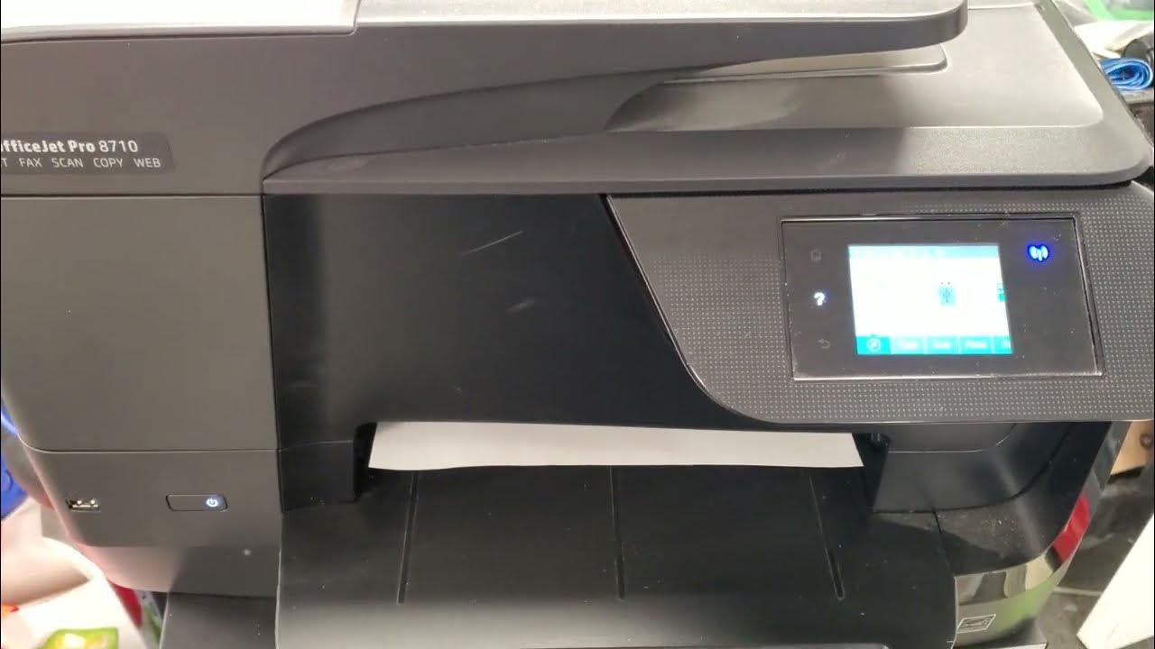 HP OfficeJet Pro 8718 All-in-One Printer Setup