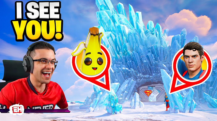 Superman HIDE AND SEEK in Fortnite!
