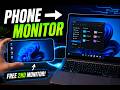 Turn Your Phone/ iPod/ Tablet Into a Second Monitor