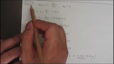 Numerical Methods – Iterative formulae (Advanced Level Chapter 10.2)