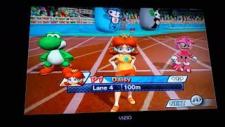 Mario And Sonic At The Olympic Games Wii - Daisy Intro Animation Version 2