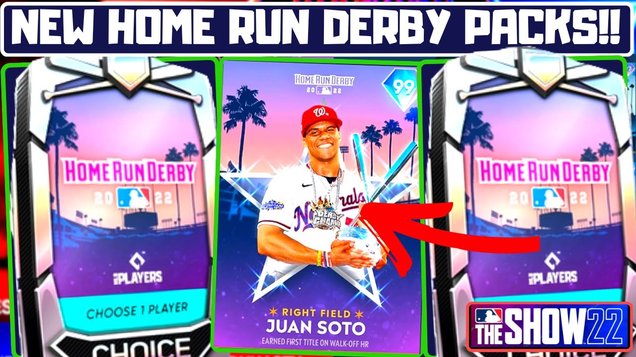 *NEW* HOME RUN DERBY CHOICE PACK! *RARE* ROUND PULL! MLB The Show 22