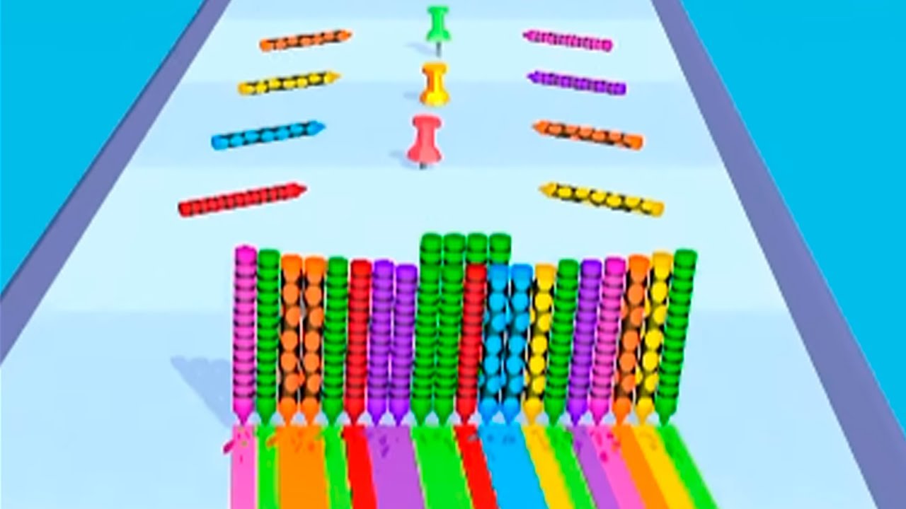 Pencil Rush 3D - Level 84-98 Gameplay Android, iOS