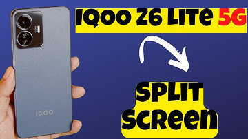 IQOO Z6 Lite 5g Split Screen || IQOO Multi screen How to enable