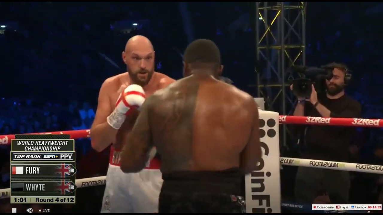 Tyson Fury vs Dillian Whyte full fight HD / Fury - White