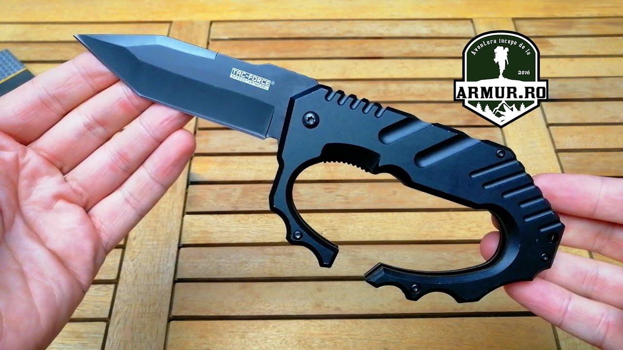 Pumnal ilegal Tac Force Box Knife Defense & Fight Cutit de lupta Fight weapon review