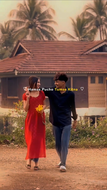 Hamse pucho😘🥀tumse kitna pyaar karte hai🦋💫 status | Pyaar kartey Hain 💗song | #love #lyrics #shorts