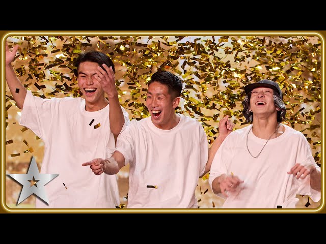 Haribow get AUDIENCE GOLDEN BUZZER for epic DOUBLE DUTCH act | Auditions | BGT 2024 class=