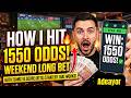 HOW I HIT 1550 ODDS BTTS WEEKEND LONG BET Both Teams To Score Strategy That WORKS mp3