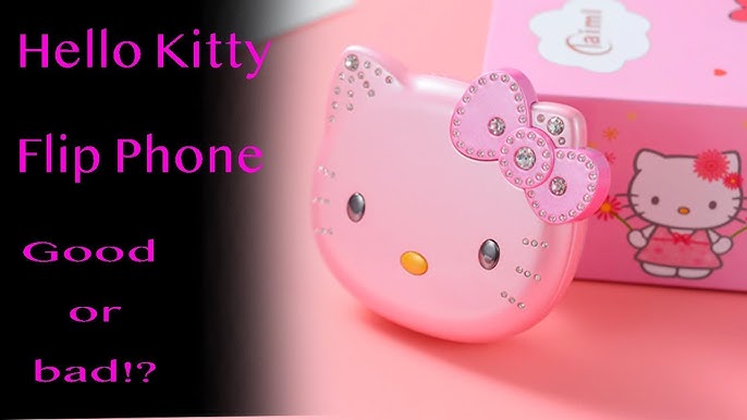 This Retro Hello Kitty Flip Phone Allows You To Make Calls & Snap Photos