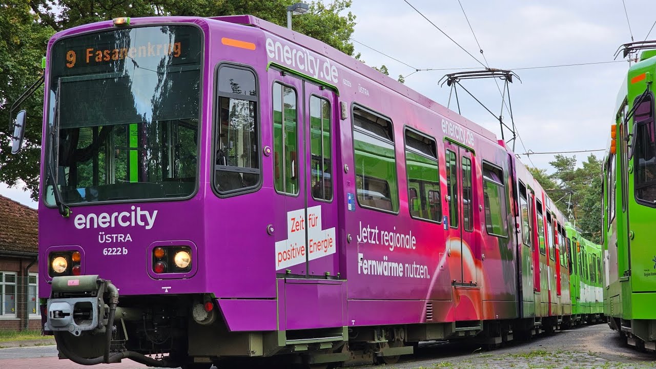 Mitfahrt Linie 9 Hannover | Empelde - Fasanenkrug | TW6000 (Nicht-Rolli)