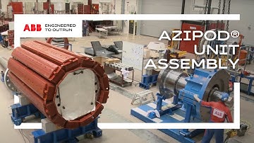 ABB Azipod® propulsion unit assembly Timelapse