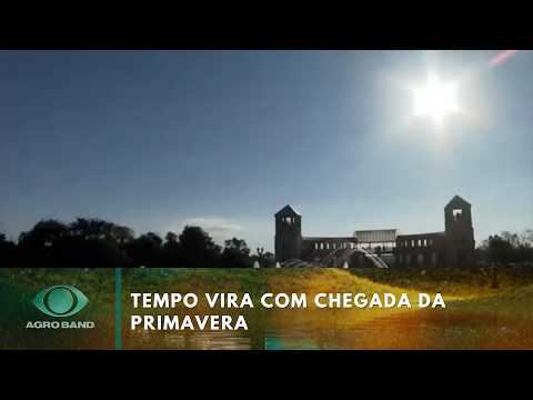 Tempo vira com chegada da primavera
