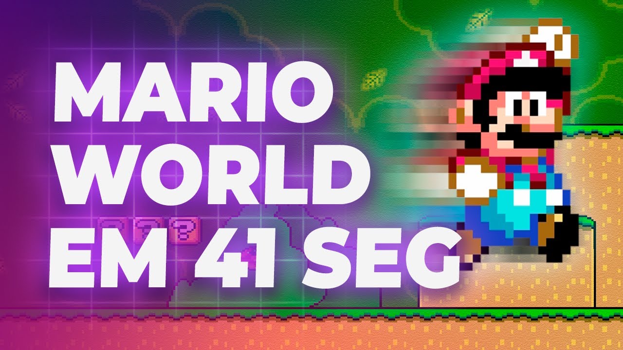 Brasileiro recupera recorde mundial zerando 'Super Mario World' em 45  segundos - Olhar Digital