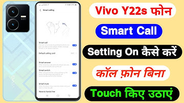 Vivo Y22s Smart Call Setting On Kaise Kare  ।। How To Smart Call On Vivo Y22s ।। Technical Akhilesh