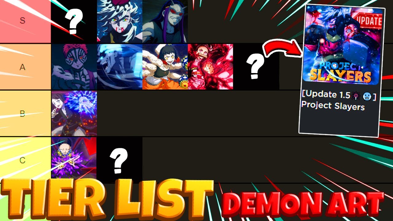 Project Slayers Demon Arts Tier List: Best Demon Arts [UPDATE 1.5