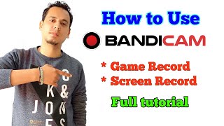 How to use bandicam screen recorder software #software#