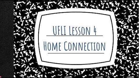 UFLI Foundations Lesson 4 Home Connection