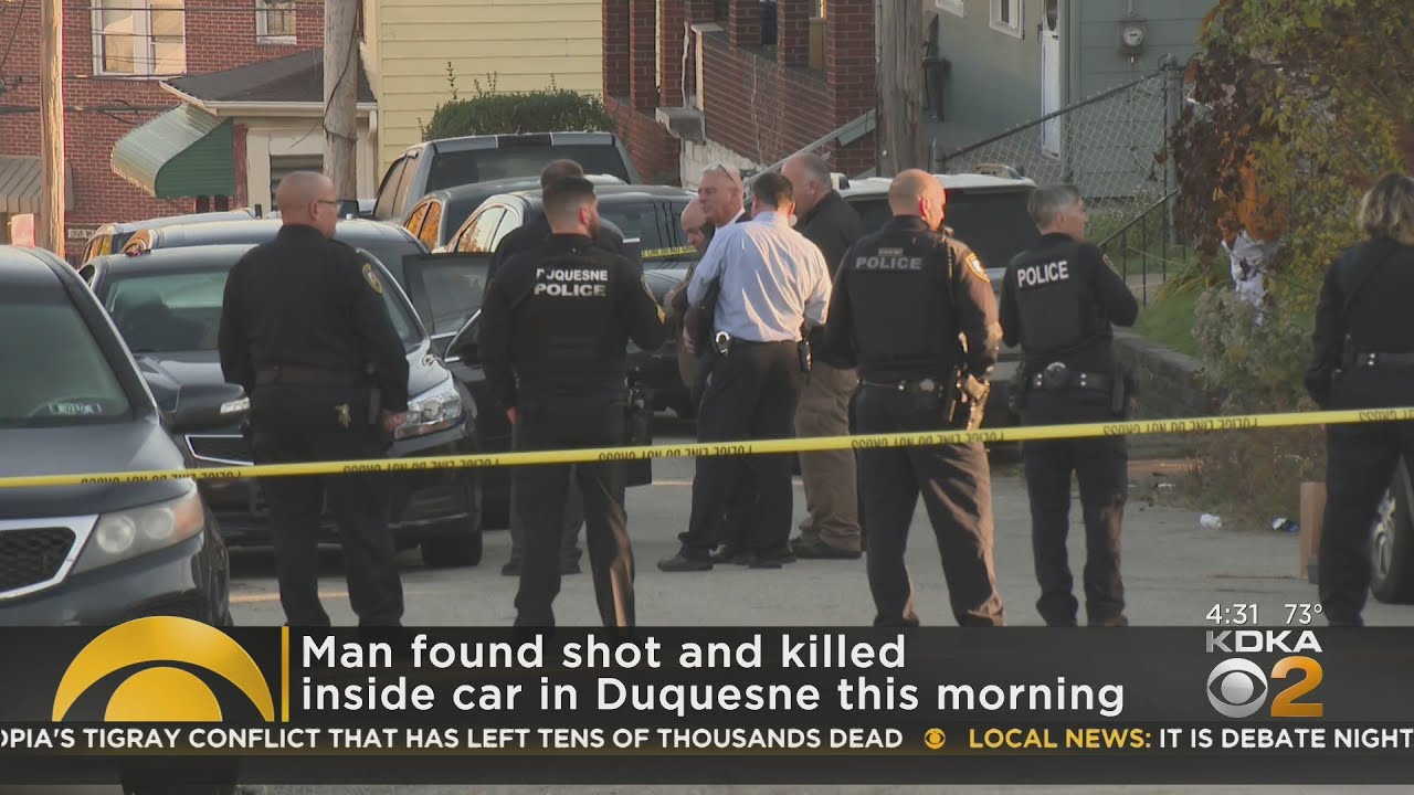 Man found shot to death inside car in Duquesne - YouTube