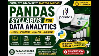 Complete Pandas Roadmap for Data Analytics | Full Industry Syllabus | Python Pandas Course 2026