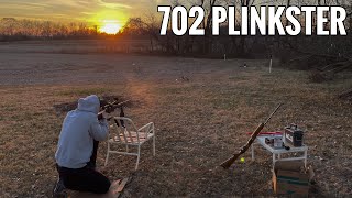 Getting My 702 Plinkster .22 Ready To Hunt! (Sighting in)