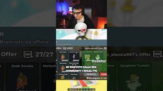 I REGALI CON PIU' AURA su ROBLOX STEAL A BRAINROT! 🤯 #shorts #roblox #stealabrainrot